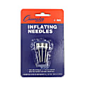 Champion Sports Nickel-Plated Inflating Needles, Pack Of 3