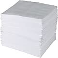 Anchor Brand Oil Only Sorbent Pad, Dimpled/Perforated, Heavy Weight, Bale Of 100