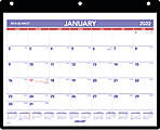 AT-A-GLANCE® Monthly Desk/Wall Calendar, 11" x 8", January To December 2022, SK800 1 thumbnail image