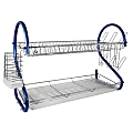 Better Chef DR-226B 2-Tier Dish Rack, 22", Blue 1 thumbnail image
