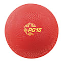 Champion Sports Playground Ball, 16", Red