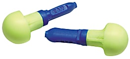 E-A-R™ Push-Ins Foam Earplug, Polyurethane, Blue/Yellow ,Uncorded