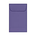 LUX Coin Envelopes, #1, Gummed Seal, Wisteria, Pack Of 50