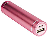 Divoga™ Rechargeable Portable Power Bank With 3000mAh Battery, Pink