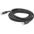 AddOn 14ft RJ-45 (Male) to RJ-45 (Male) Black Cat6 UTP PVC Copper Patch Cable - 100% compatible and guaranteed to work
