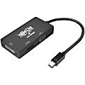 Eaton Tripp Lite Series Keyspan Mini DisplayPort 1.2 to VGA/DVI/HDMI All-in-One Converter Adapter, 4K x 2K HDMI @ 60 Hz, Black - P13706NHDVK6B 1 thumbnail image