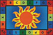 Carpets for Kids® KID$Value Rugs™ Alphabet Sunny Day Rug, 3' x 4 1/2' , Blue 1 thumbnail image