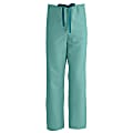Medline ComfortEase™ Unisex Tall Non-Reversible Drawstring Cargo Scrub Pants, X-Large, Seaspray 1 thumbnail image