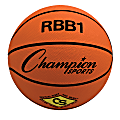 Champion Sports Rubber Basketball, Official Size 7, Orange 1 thumbnail image