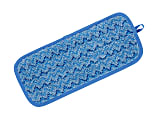 Rubbermaid® Hygen Microfiber Floor Pads, 11", Blue, Pack Of 6 Pads
