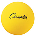 Champion Sports Uncoated Regular Density Foam Ball, 8-1/2", Yellow 1 thumbnail image
