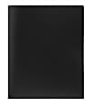 Office Depot® Brand School-Grade 2-Pocket Poly Folder, Letter Size, Black 1 thumbnail image