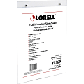 Lorell® Wall-Mounted Sign Holder, 8-1/2" x 11", Clear 1 thumbnail image