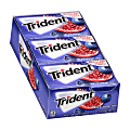 Trident® Sugar-Free Wild Blueberry Twist Gum, 14 Pieces Per Packs, Box Of 12 Packs