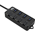 Adesso 4-ports USB 3.0 Hub - USB - External - 4 USB Port(s) - 4 USB 3.0 Port(s) - PC, Mac