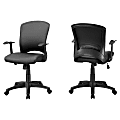 Monarch Specialties Mid-Back Office Chair, Black 1 thumbnail image