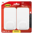Command X-Large Hooks, 2 Hooks, 8 White Adhesive Strips, Damage Free Hanging Picture Hangers, No Tools Wall Hanging Strips For Living Spaces 1 thumbnail image