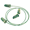 Camo Plugs® Disposable Earplugs, Foam, Brown/Tan/Green, Uncorded