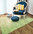 Linon Flokati Area Rug, 5' x 8', Morrigan 1400G Lime Green