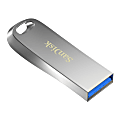 SanDisk® Ultra Luxe USB 3.1 Flash Drive, 256GB, Silver