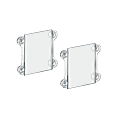 Azar Displays Vertical/Horizontal Sign Frames With Suction Cups, 5 1/2" x 8 1/2", Clear, Pack Of 2 1 thumbnail image