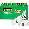 Scotch® Magic™ Tape, 0.75" x 83.34', Transparent, Pack Of 12 Rolls 1 thumbnail image