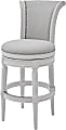 New Ridge Home Goods Chapman Swivel Bar Stool, Alabaster White 1 thumbnail image