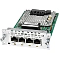 Cisco 4 Port Multi-Flex Trunk Voice/Clear-Channel Data T1/E1 Module - For Voice, Wide Area Network - 4 x T1/E1 NetworkT1/E1 1 thumbnail image