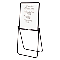Quartet® Ultima Easel, Whiteboard/Flipchart, 27" x 34", Reversible, Black Frame