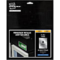 Avery® PermaTrack Metallic Asset Tag Labels, 2" x 3-3/4", Silver, 8 Per Sheet, Pack of 8 Sheets 1 thumbnail image