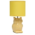 Simple Designs Owl Table Lamp, 12-13/16"H, Dandelion Yellow/Dandelion Yellow 1 thumbnail image