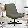 Glamour Home Bayard Linen Fabric Accent Chair, Green/Black 1 thumbnail image