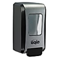GOJO® FMX-20 Soap Dispenser, 2000 mL, 11-3/4"H x 6-1/2"W x 4-3/4"D, Black/Chrome 1 thumbnail image