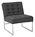 Ave Six Anthony Guest Chair, Klein Charcoal/Chrome