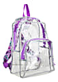 Eastsport Clear PVC Backpack, Butterflies