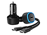 ALOGIC Rapid - Car power adapter - 60 Watt - Fast Charge, PD (24 pin USB-C) - on cable: USB-C