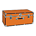 Seward Essential Trunk With Lock, 12 1/4" x 30" x 15 3/4", Orange