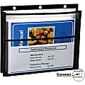 C-Line Dual Pocket Shop Ticket, 0.2"H x 11.1"W x 13.1"L, Fabric, Metal, Black, 10 / Box 1 thumbnail image