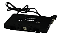 Duracell® Automotive Cassette To 3.5mm Audio Adapter, Black 1 thumbnail image