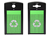Alpine Industries Steel, Indoor/Outdoor Trash Can, 40 Gallons, Green, 2/Pack (471-40-GSCM-MK) 1 thumbnail image