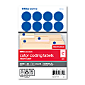 Office Depot® Brand Removable Round Color-Coding Labels, OD98790, 3/4", Dark Blue, Pack Of 1,008 1 thumbnail image