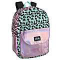 Delias Fuzzy Backpack, Pink/Teal/Black 1 thumbnail image