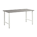 Bush Business Furniture Hustle 60"W Computer Desk With Metal Legs, Platinum Gray, Standard Delivery 1 thumbnail image