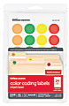 Office Depot® Brand Removable Round Color-Coding Labels, OD98789, 3/4", Assorted Fluorescent Colors, Pack Of 1,008 1 thumbnail image