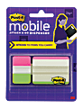 Post-it® Attach & Go, Insert For Spiral Notebooks, Assorted Sizes, Assorted Colors, Pack Of 24 1 thumbnail image