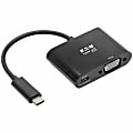 Eaton Tripp Lite Series USB-C to VGA Adapter w/PD Charging - USB 3.1 Gen 1, 1920x 1080 (1080p), Thunderbolt 3, Black, USB Type C to VGA - U44406NVBC 1 thumbnail image
