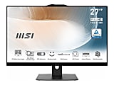 MSI Modern AM272P All-in-One Desktop PC,  27" Screen, Intel® Core™ i5, 8GB Memory, 512GB Solid State Drive, Black, Windows® 11 Home, WiFi 6