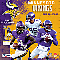 Turner Licensing® Team Wall Calendar, 12" x 12", Minnesota Vikings, January to December 2017