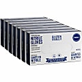 BLUZEN Disposable Nitrile Gloves - 3 mil Thickness - Medium Size - Nitrile - Blue - Durable, Comfortable - 100 Box - 10 / Carton 1 thumbnail image