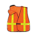 Ergodyne GloWear® Safety Vest, Non-Certified X-Back 8080BAX, Orange